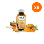 Nola Curcumin Turmeric Vegan Capsules for Daily Antioxidant Support 60 Capsules