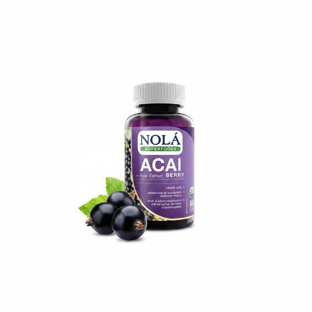 Nola Freeze-Dried Acai Berry Vegan Capsules ‚ 30 Capsules