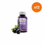 Nola Freeze Dried Acai Berry Vegan Capsules for Antioxidant Support 30 Capsules
