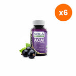 Nola Freeze Dried Acai Berry Vegan Capsules for Antioxidant Support 30 Capsules