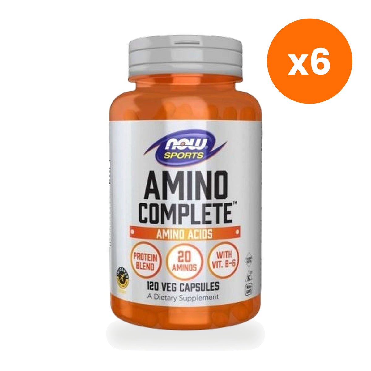NOW Foods Amino Acid Complex for Post Workout Recovery 120 Veg Capsules