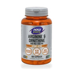 NOW Foods Arginine & Ornithine Capsules 500mg/250mg ‚ 100 Capsules