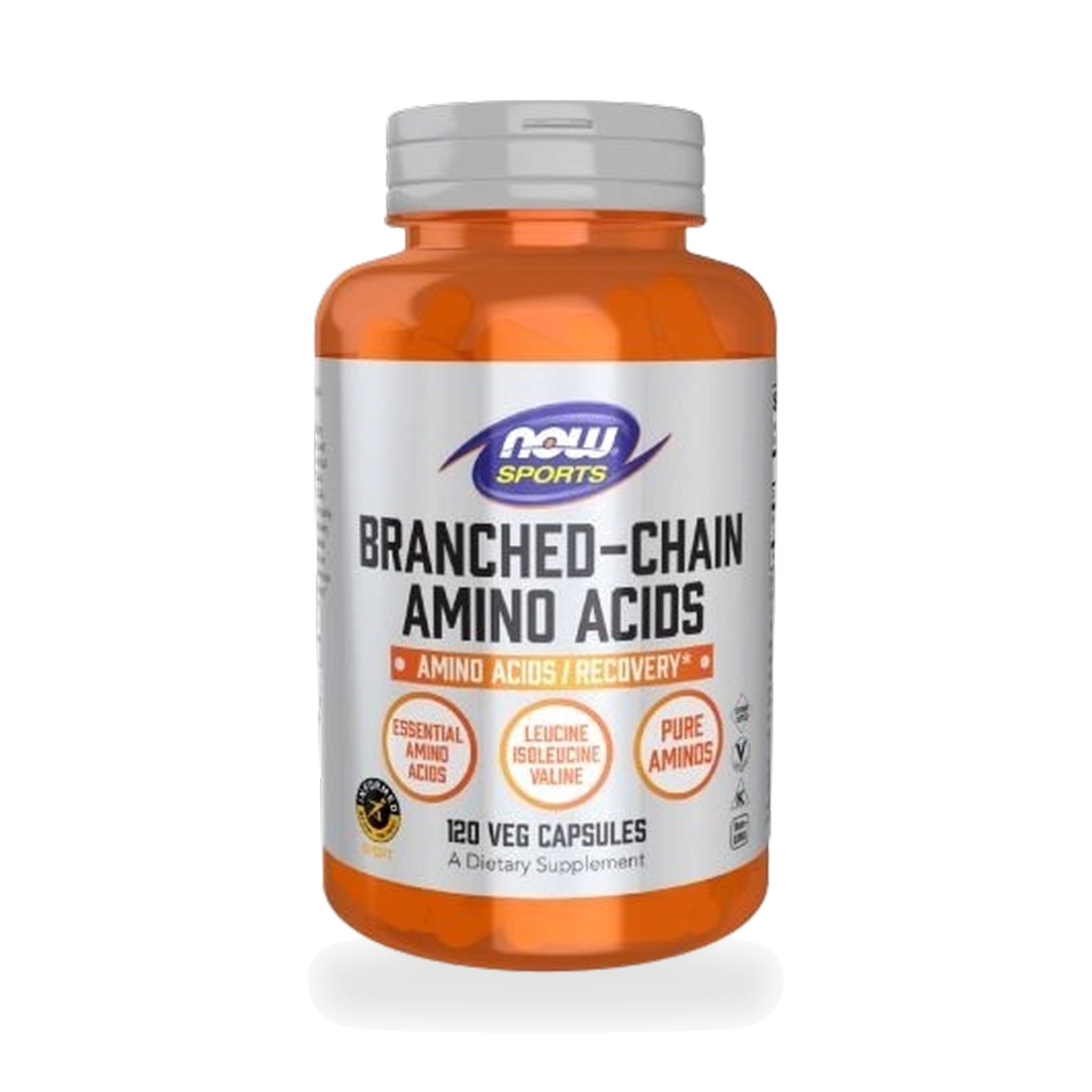 NOW Foods BCAA Blast Powder ‚ 120 Veg Capsules