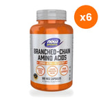 NOW Foods BCAA Blast Powder for Post Workout Recovery 120 Veg Capsules