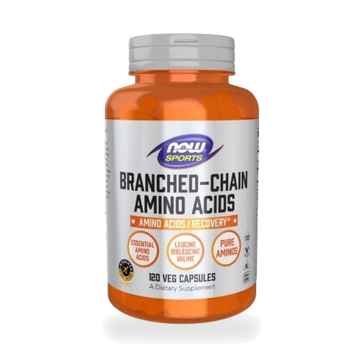 NOW Foods BCAA Branched-Chain Amino Acids Veg Capsules ‚ 120 Veg Capsules