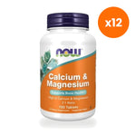 NOW Foods Calcium Magnesium 2 to 1 Tablets for Bone Strength 100 Tablets