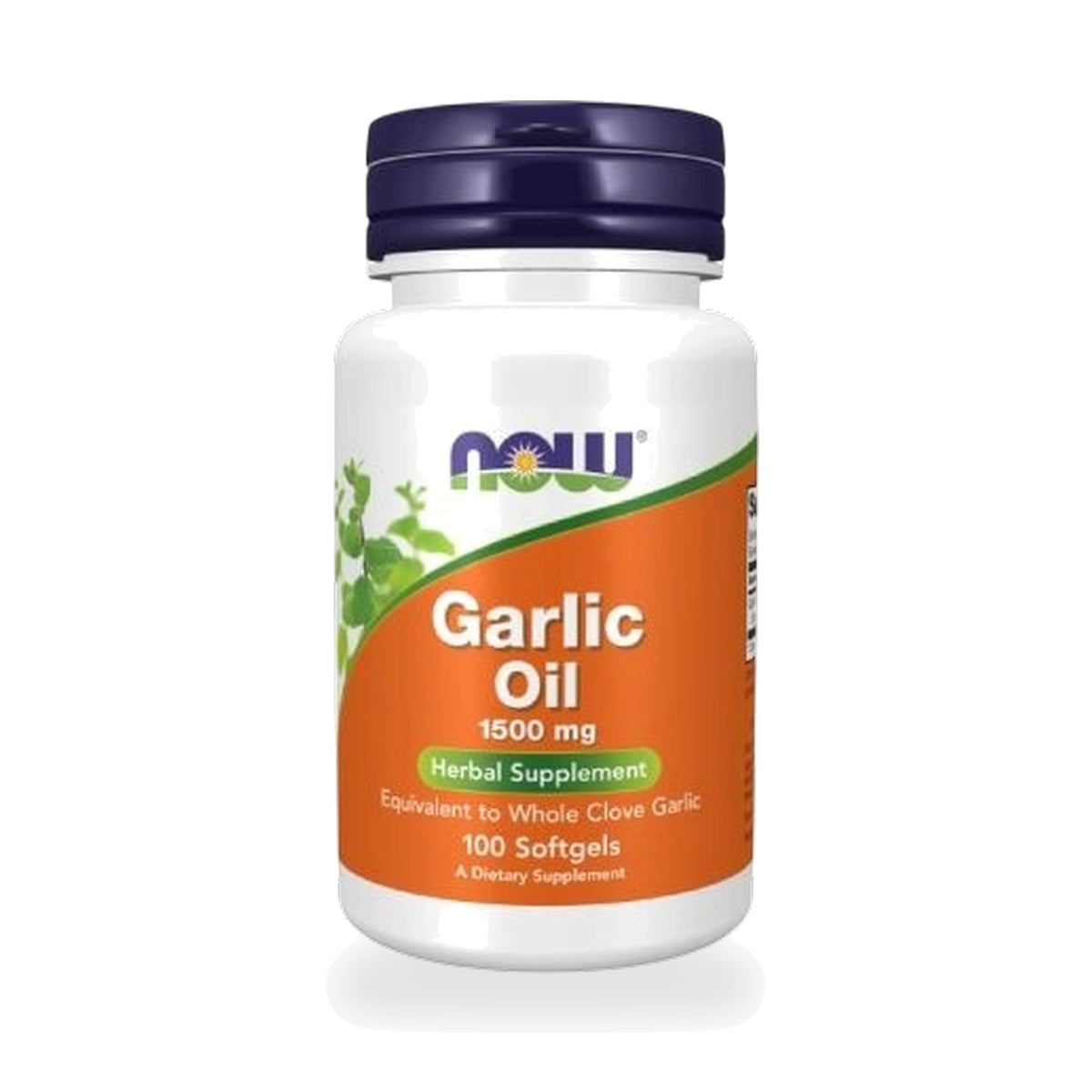 NOW Foods Garlic Oil Softgels 1,500mg Equivalent ‚ 100 Softgels