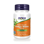 NOW Foods Ginkgo Biloba Double Strength Veg Capsules 120mg ‚ 50 Veg Capsules