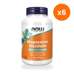 NOW Foods Magnesium Glycinate with BioPerine for Everyday Wellness 180 Tablets