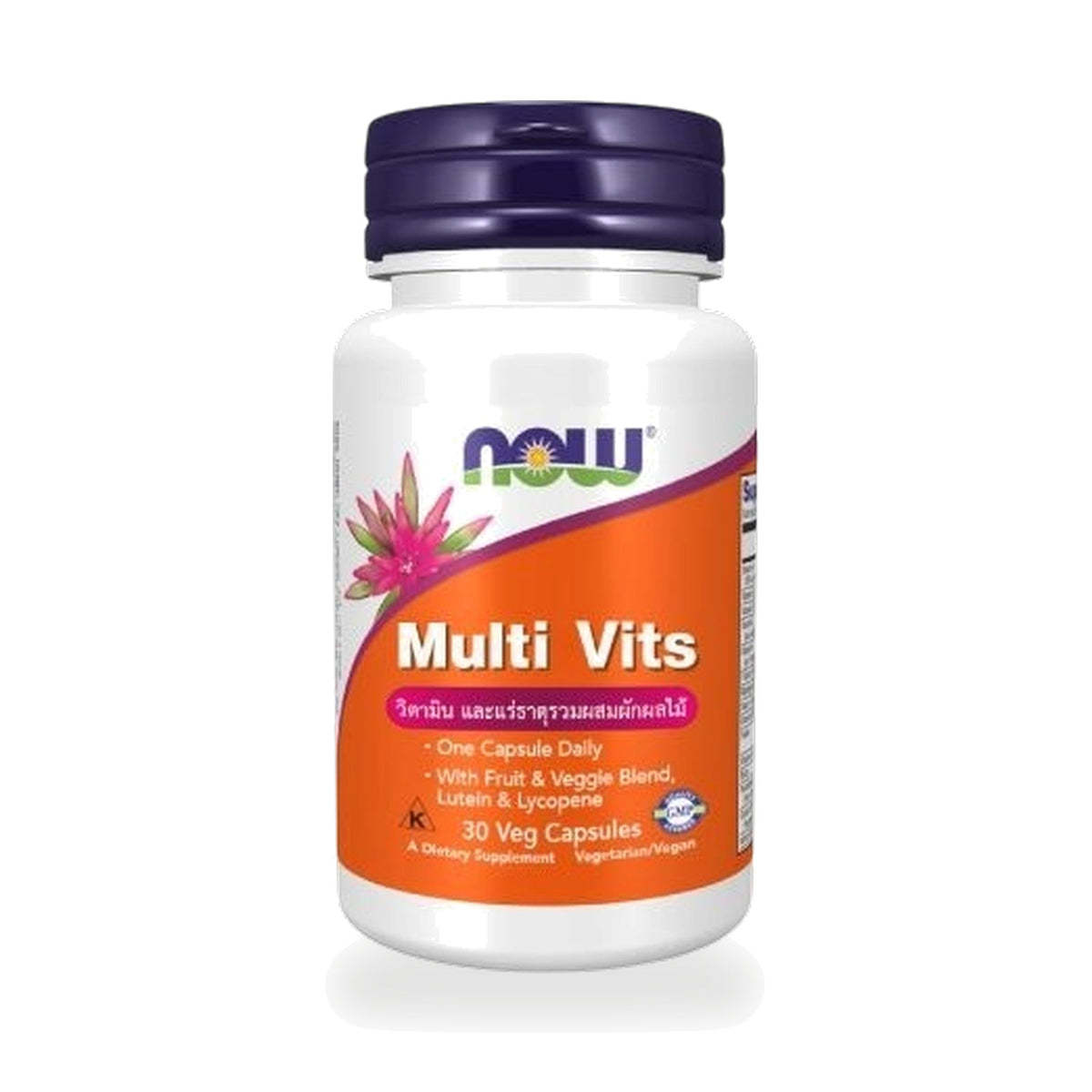 NOW Foods Multi Vits Multivitamin & Mineral Veg Capsules ‚ 30 Capsules