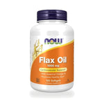 NOW Foods Organic Flax Seed Oil 1,000mg ‚ 100 Softgels