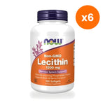 NOW Foods Soy Lecithin Softgels 1200mg for Metabolic Support 100 Softgels