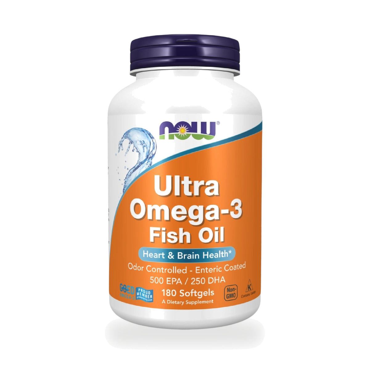 NOW Foods Ultra Omega-3 Fish Oil Softgels 1,000mg ‚ 180 Softgels