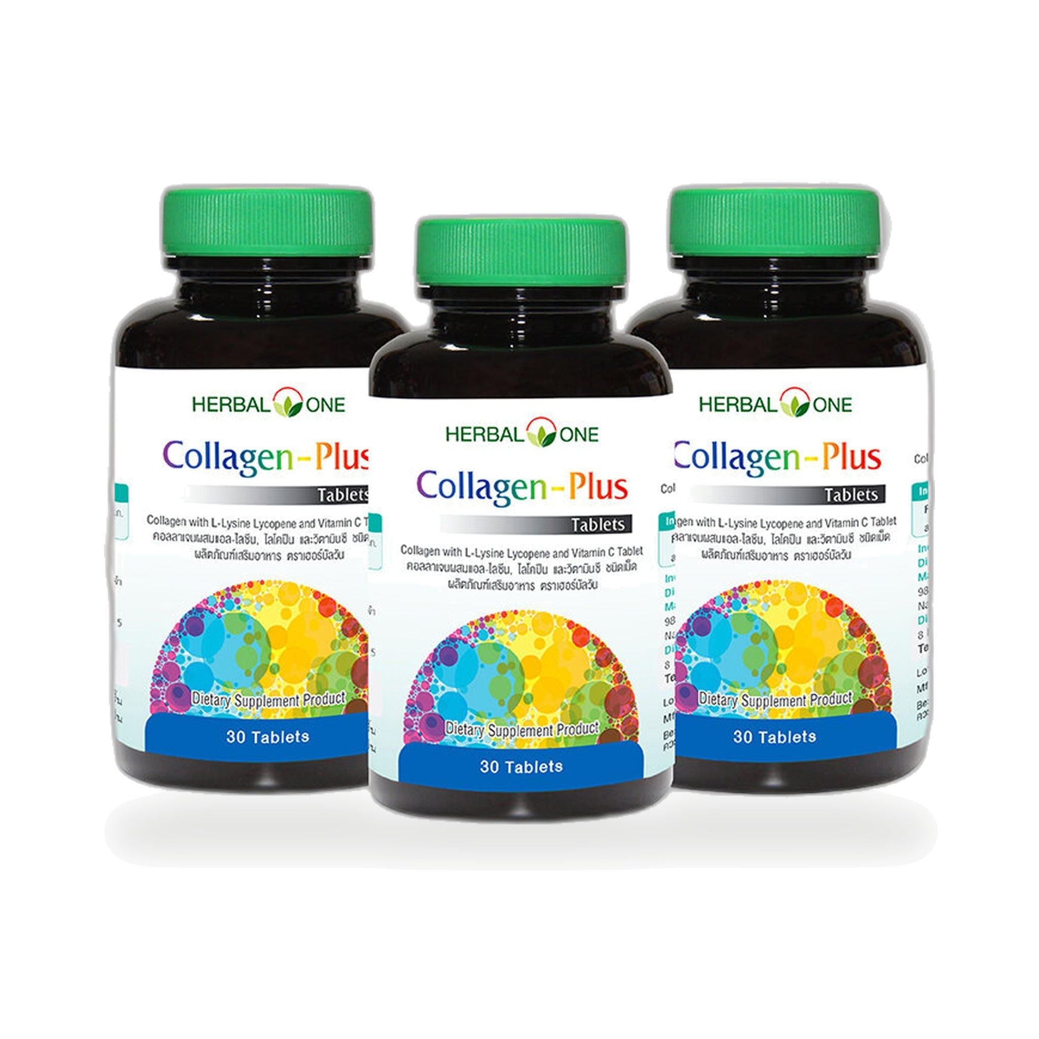 Ouay Un Osoth Herbal One Collagen-Plus Marine Collagen Tablets 800mg ‚ 3 x 30 Tablets