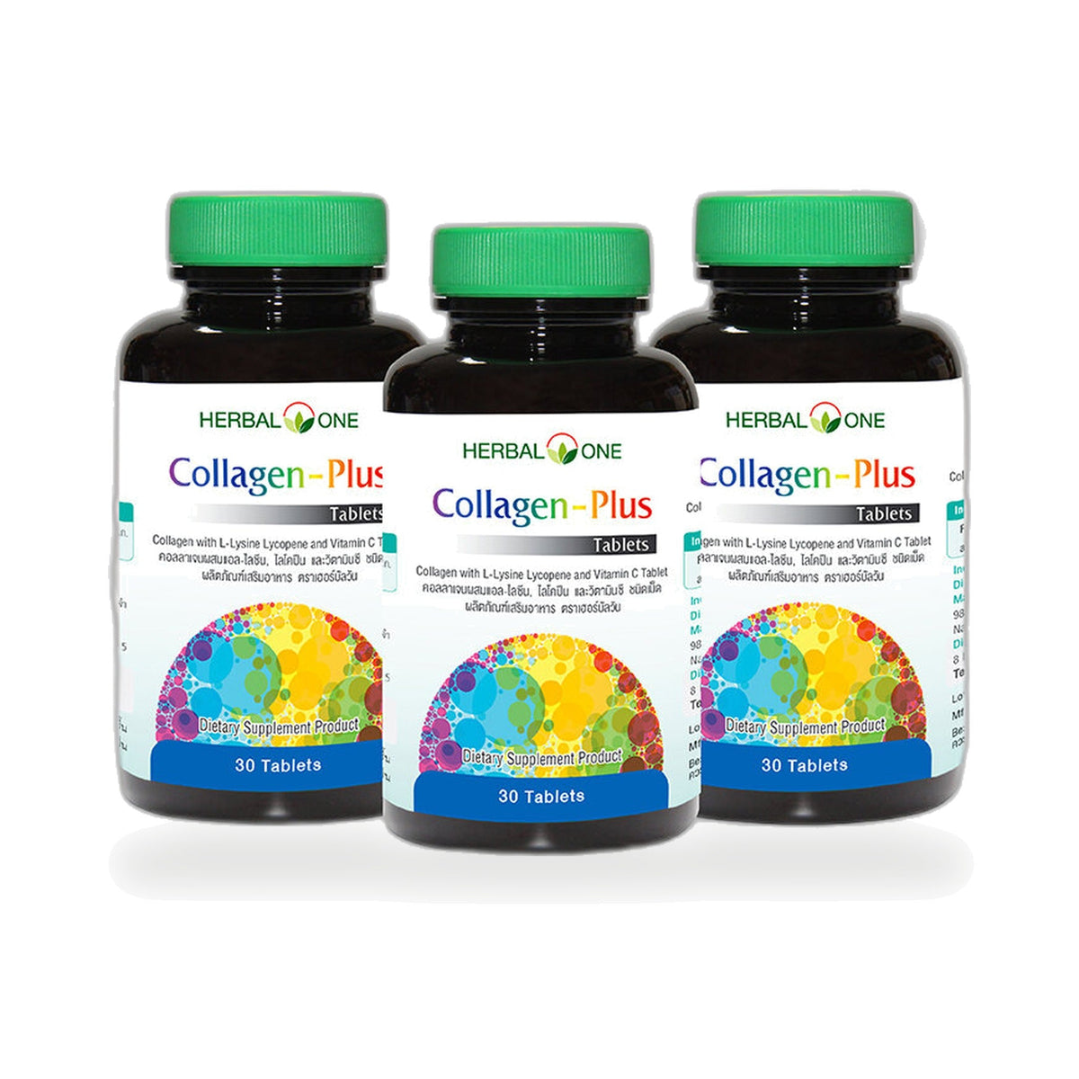 Ouay Un Osoth Herbal One Collagen-Plus Marine Collagen Tablets 800mg ‚ 3 x 30 Tablets