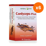 Ouay Un Osoth Herbal One Cordyceps Plus Ginseng for Daily Energy Support 30 Capsules