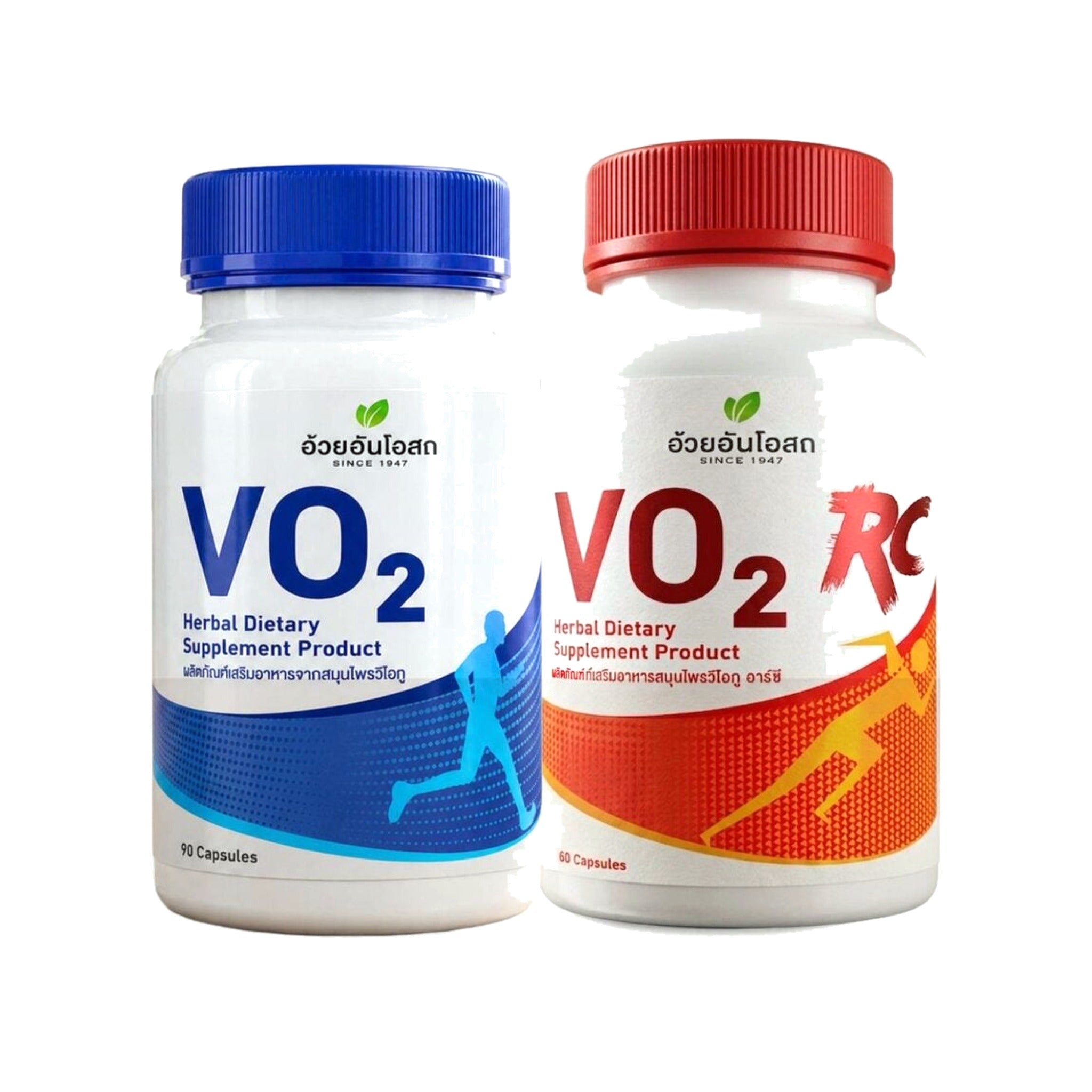 Ouay Un Osoth Herbal One Drive M.H.R Sports Set VO2 & VO2 RC Capsules ‚ 90 + 60 Capsules