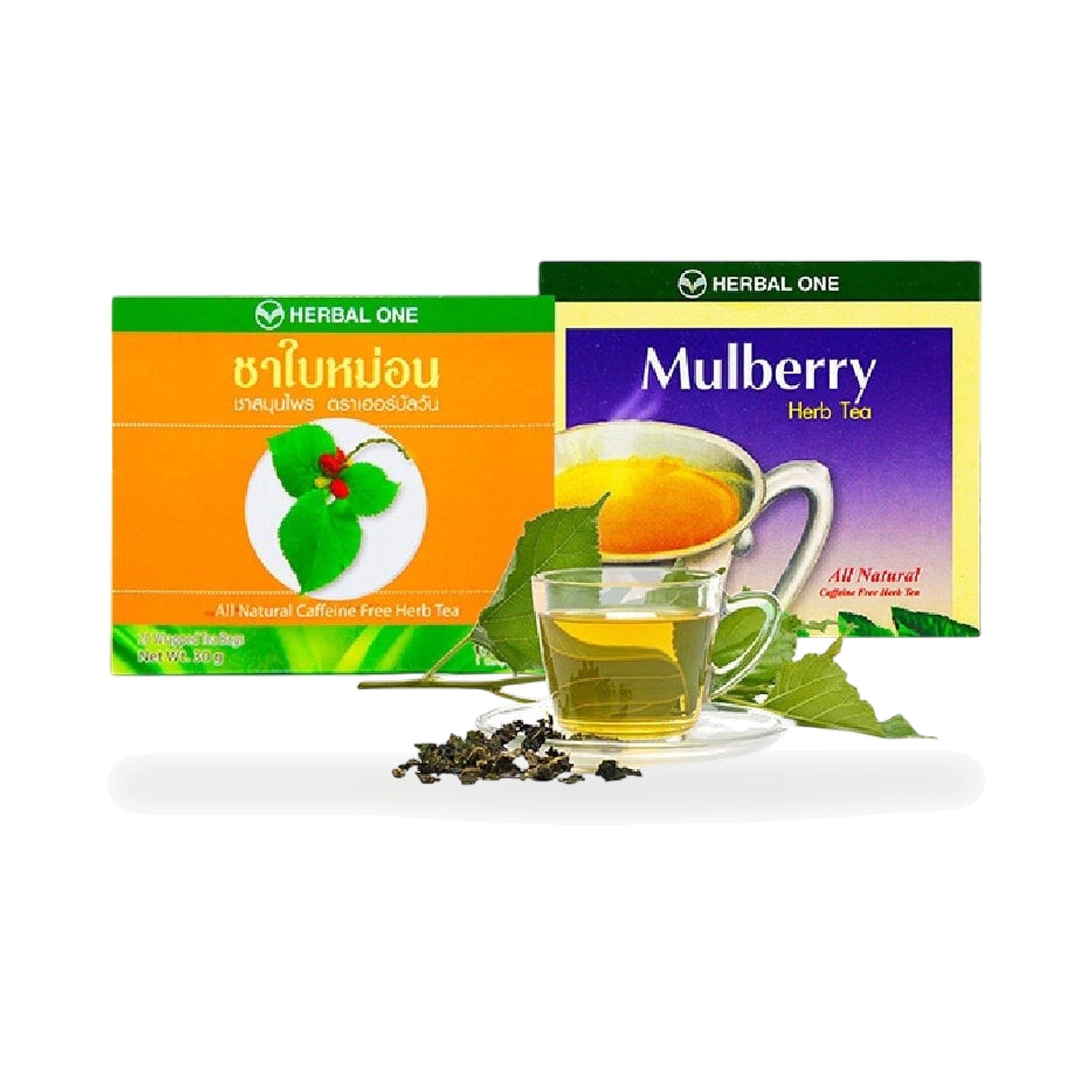 Ouay Un Osoth Herbal One Mulberry Leaf Herbal Tea ‚ 20 Tea Bags (30 g)