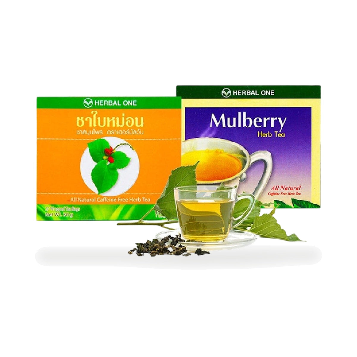Ouay Un Osoth Herbal One Mulberry Leaf Herbal Tea ‚ 20 Tea Bags (30 g)
