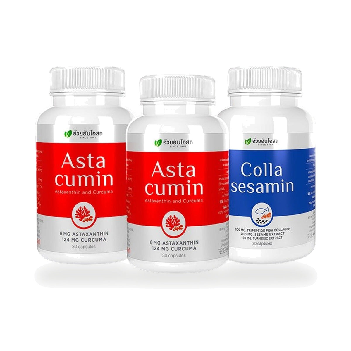 Ouay Un Osoth Premium Series Set ‚ Set 6: 2 Astacumin + 1 Colla-Sesamin