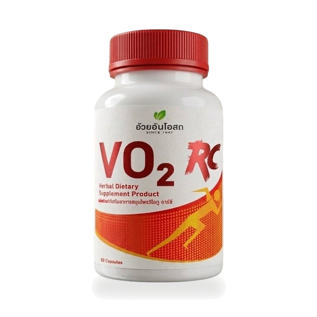 Ouay Un Osoth VO2 RC Astragalus & Cordyceps Capsules ‚ 60 Capsules