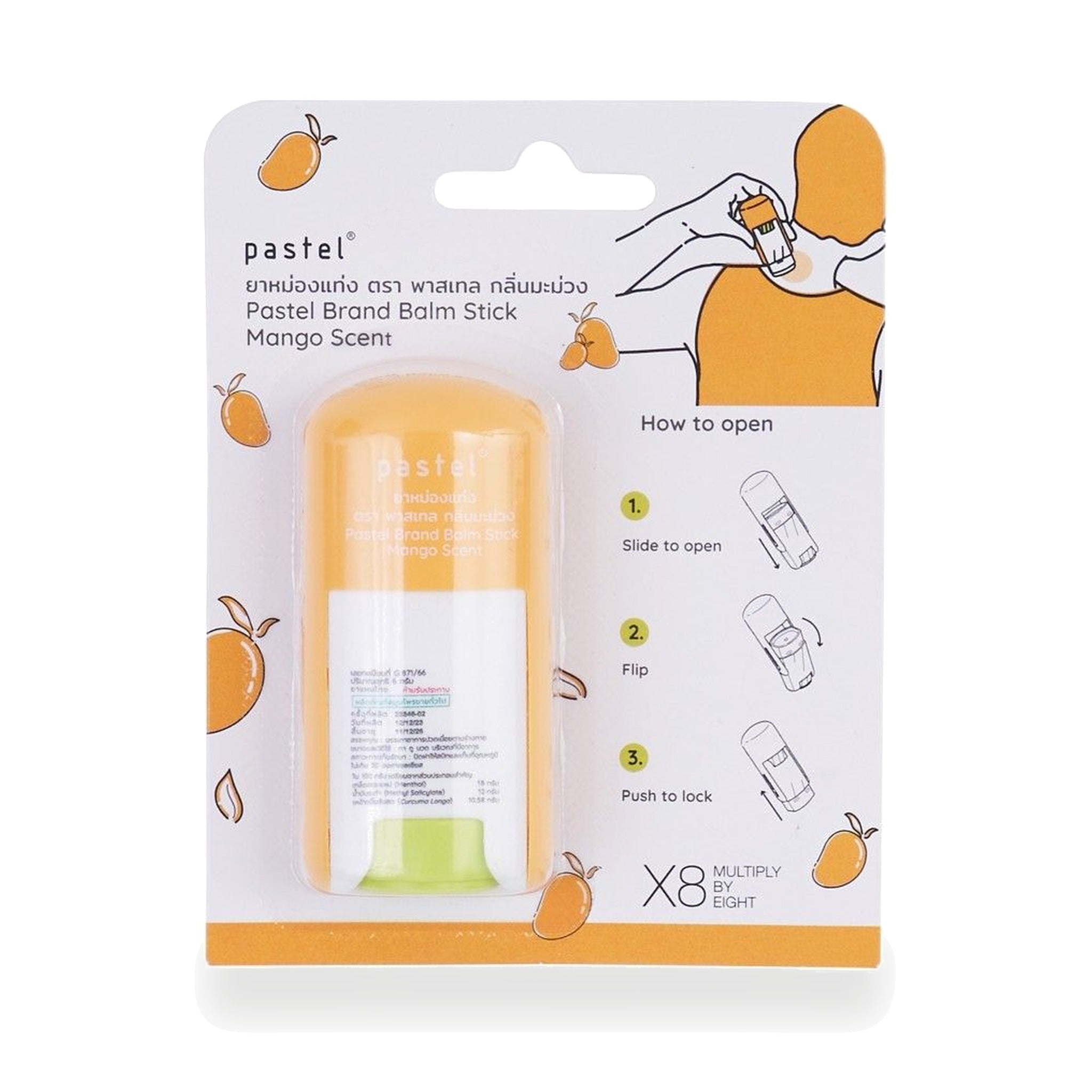 Pastel Herbal Balm Stick Mango ‚ 6 g