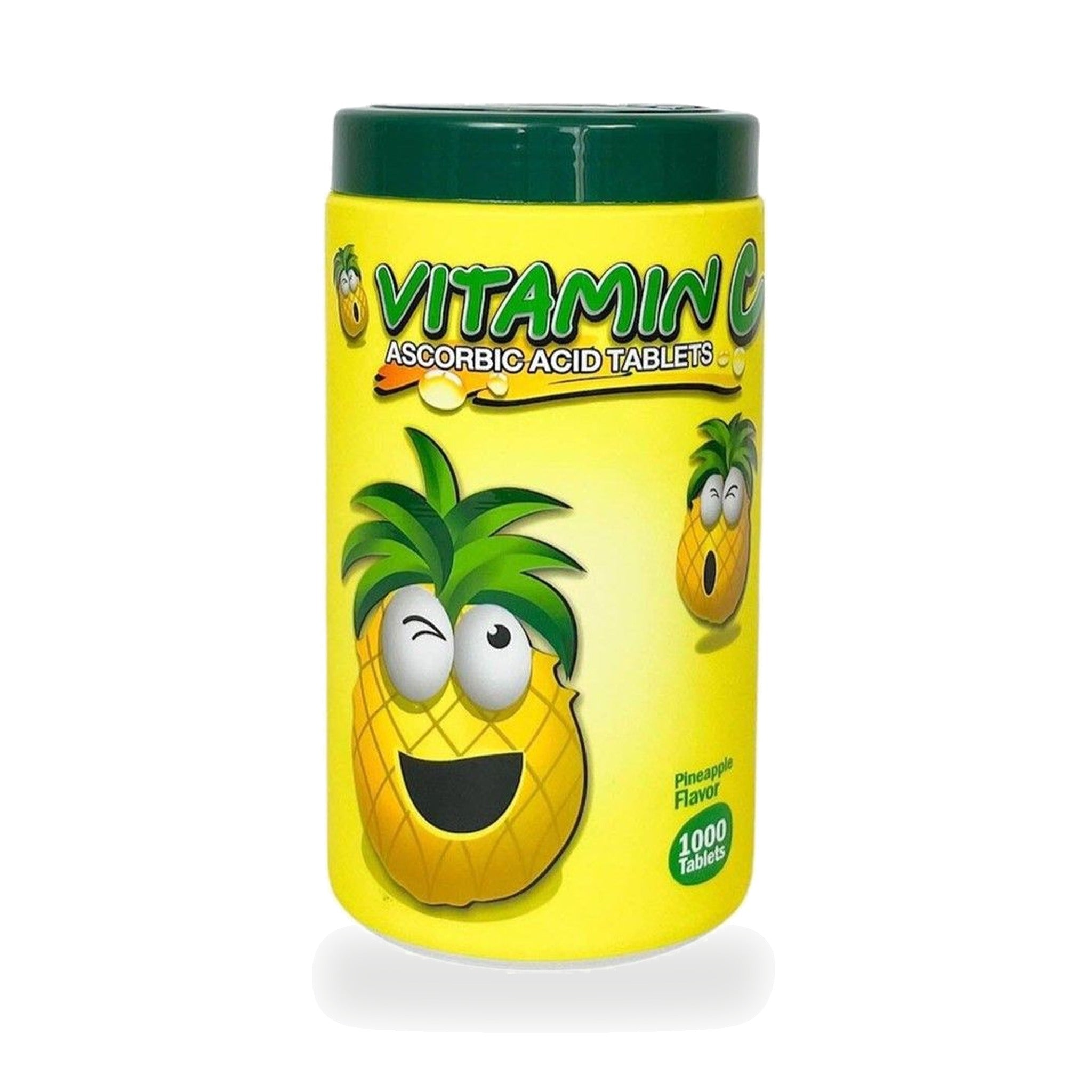 Patar Vitamin C Chewable Tablets Pineapple 50mg ‚ 1,000 Tablets