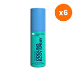 Peppermint Field Cooling Body Spray Natural Alcohol for Skin Comfort 30 ml – 6 pack bundle