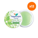 Peppermint Field Gel Balm Green Tea Scent for Muscle Comfort 8 g – 12 pack bundle