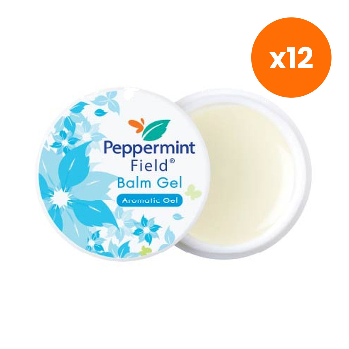 Peppermint Field Gel Balm Menthol and Eucalyptus for Muscle Comfort 8 g – 12 pack bundle