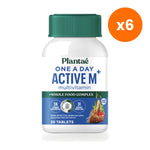 Plantae Active M Plus Multivitamin Tablets Men's for Everyday Wellness 30 Tablets