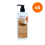Poompuksa Coconut Herbal Extract Shampoo for Scalp and Hair Care 450 ml – 6 pack bundle