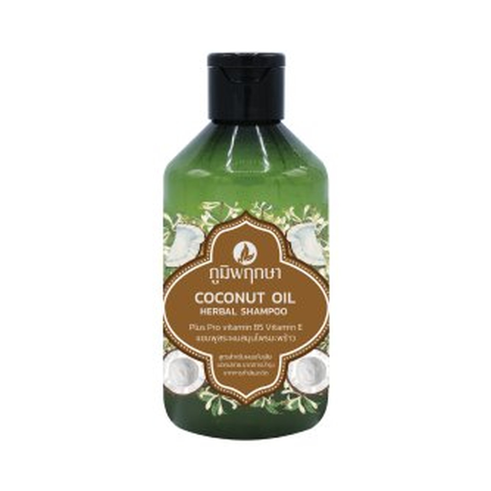 Poompuksa Coconut Oil Herbal Shampoo for Scalp and Hair Care 250 g