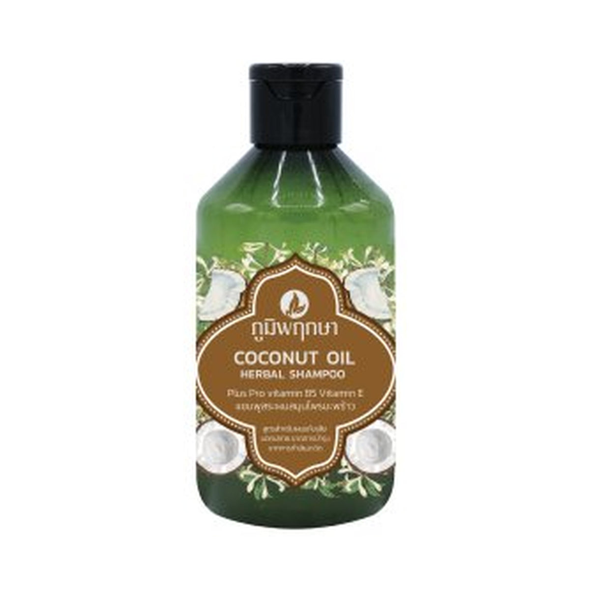 Poompuksa Coconut Oil Herbal Shampoo for Scalp and Hair Care 250 g