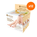 Poompuksa Herbal Hair Removing Honey Wax for Smooth Skin 80 g – 12 pack bundle