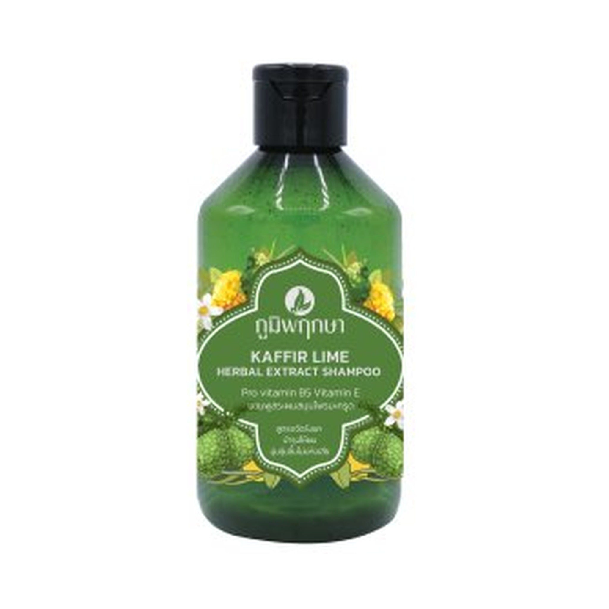 Poompuksa Kaffir Lime Herbal Extract Shampoo for Scalp and Hair Care 250 g