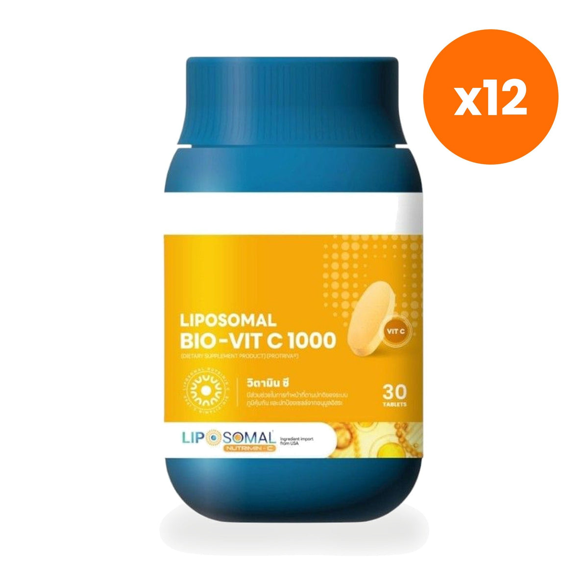 Protriva Liposomal Bio Vit C 1000mg Tablets for Daily Immune Support 30 Tablets