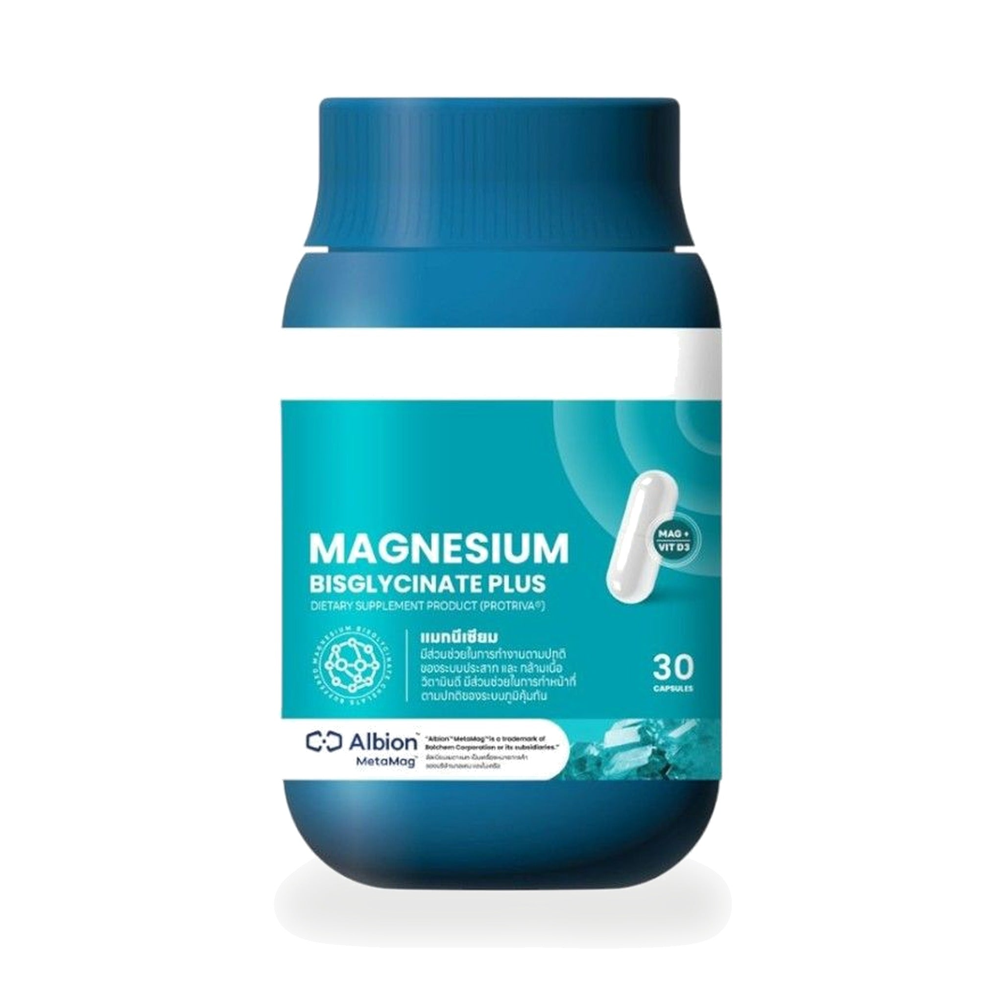 Protriva Magnesium Bisglycinate Plus K2 & D3 Capsules ‚ 30 Capsules