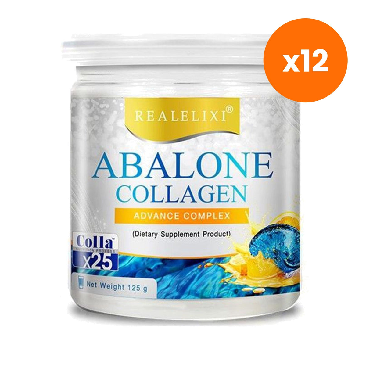 Real Elixir Abalone Advance Complex Drink Powder Joint for Cartilage and Mobility Support 125 g