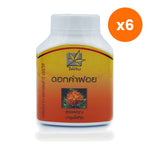 Safflower Herbal Capsules for Healthy Circulation 100 Capsules