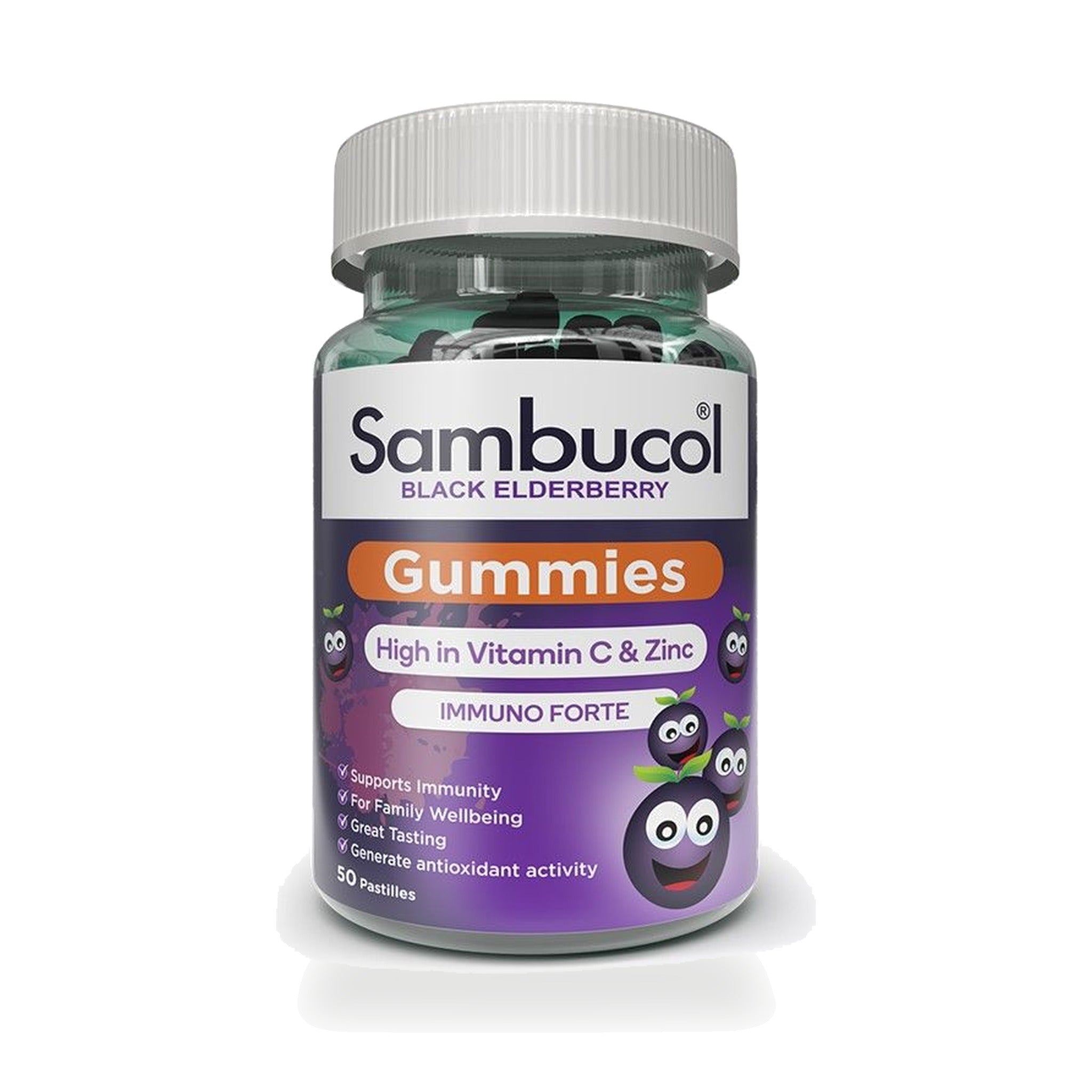 Sambucol Black Elderberry Gummies ‚ 50 Gummies