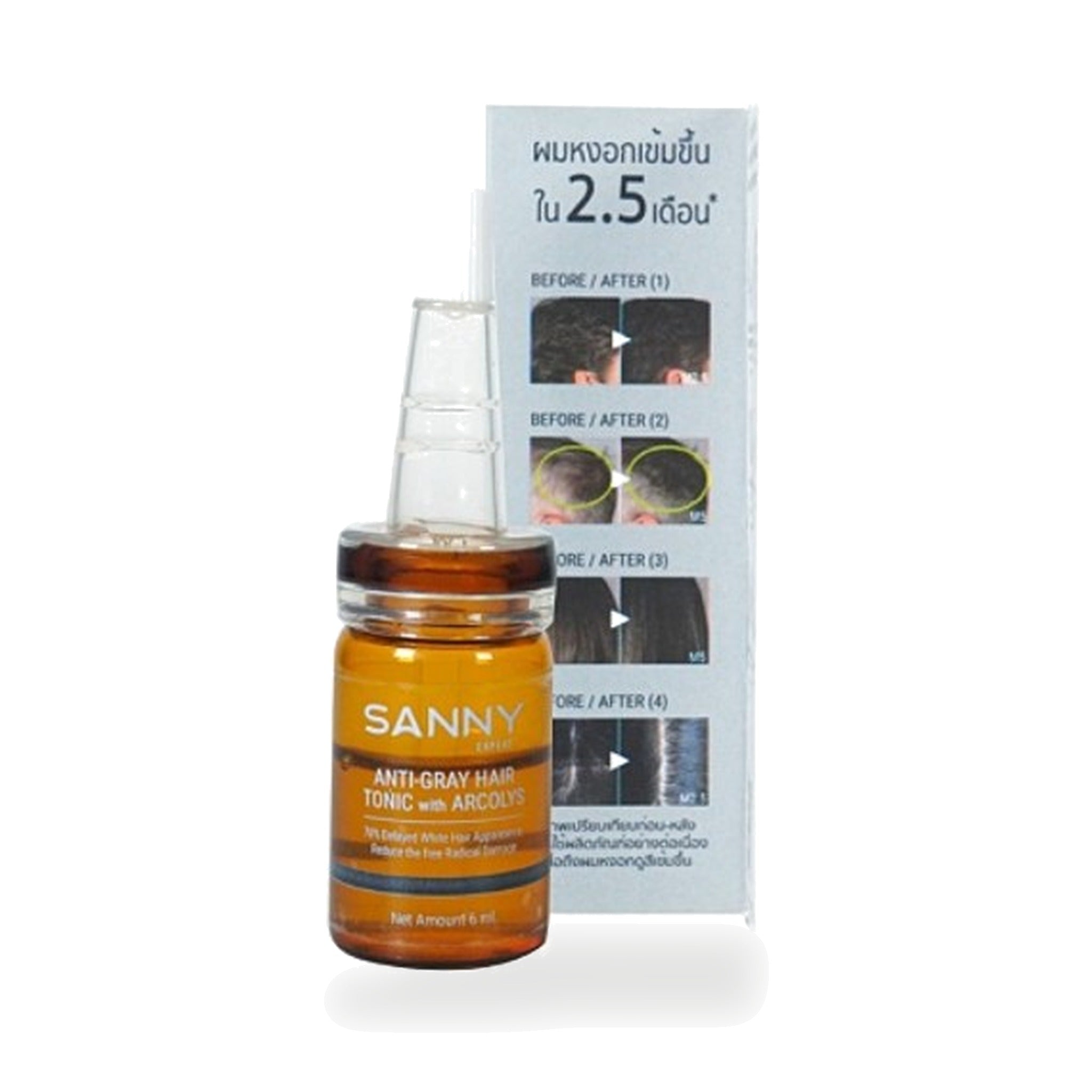 Sanny Hair Tonic for the Look of Greying Hair ‚ 6 ml
