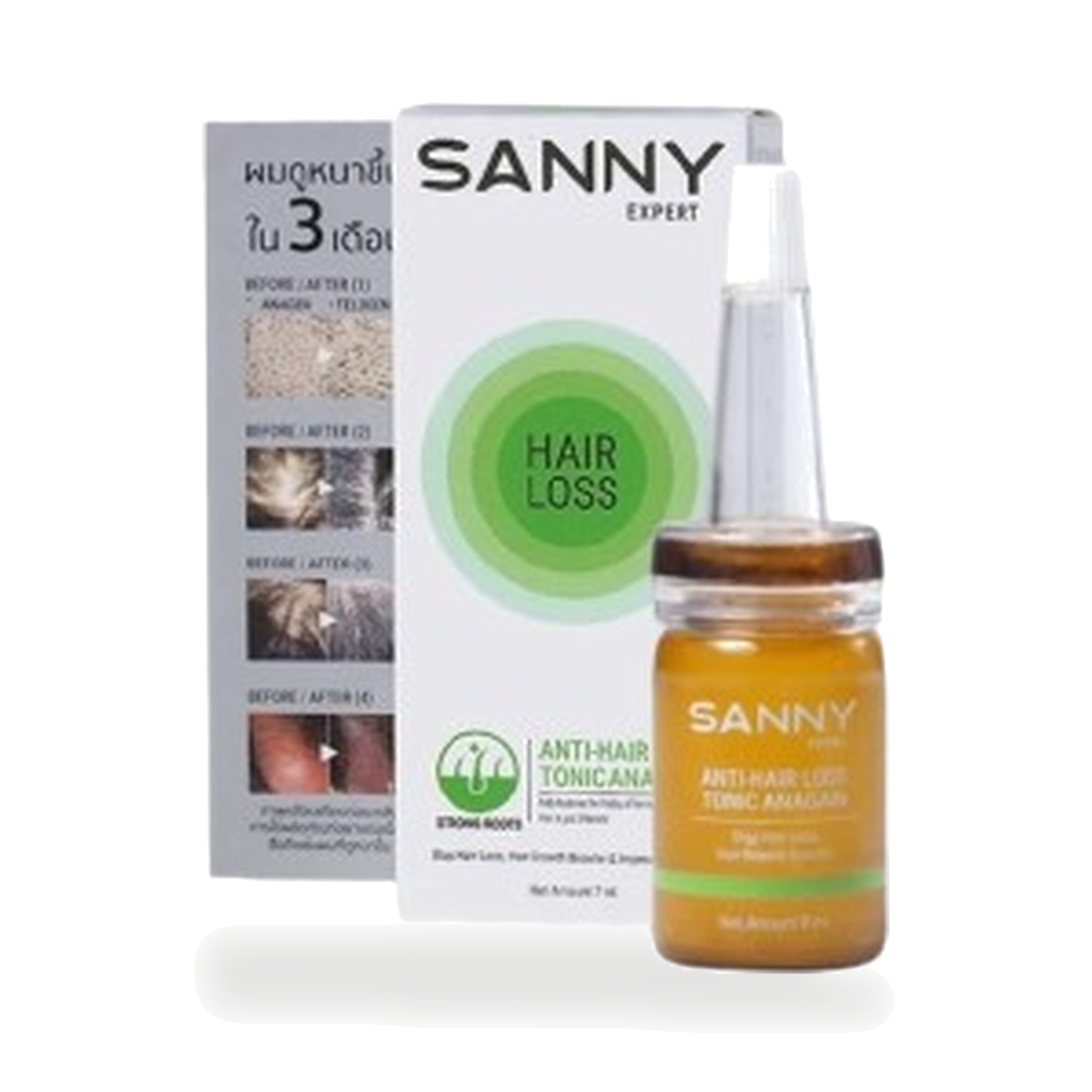 Sanny Hair Tonic for Thinning-Looking Hair ‚ 7 ml