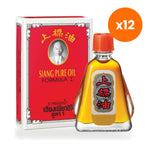Siang Pure Oil Formula 1 Red Herbal Liniment for Tired Muscle Comfort 7 ml