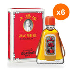 Siang Pure Oil Formula 1 Red Herbal Liniment for Tired Muscle Comfort 7 ml