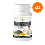 Suphap Osot Black Sesame Rice Bran Oil Capsules Joint for Antioxidant Support 30 Capsules