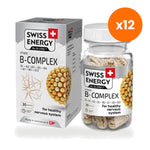 Swiss B Complex Sustained Release for Everyday Energy 30 Capsules