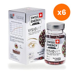 Swiss Visio Vit Lutein Zeaxanthin Capsules for Eye Comfort from Screens 30 Capsules