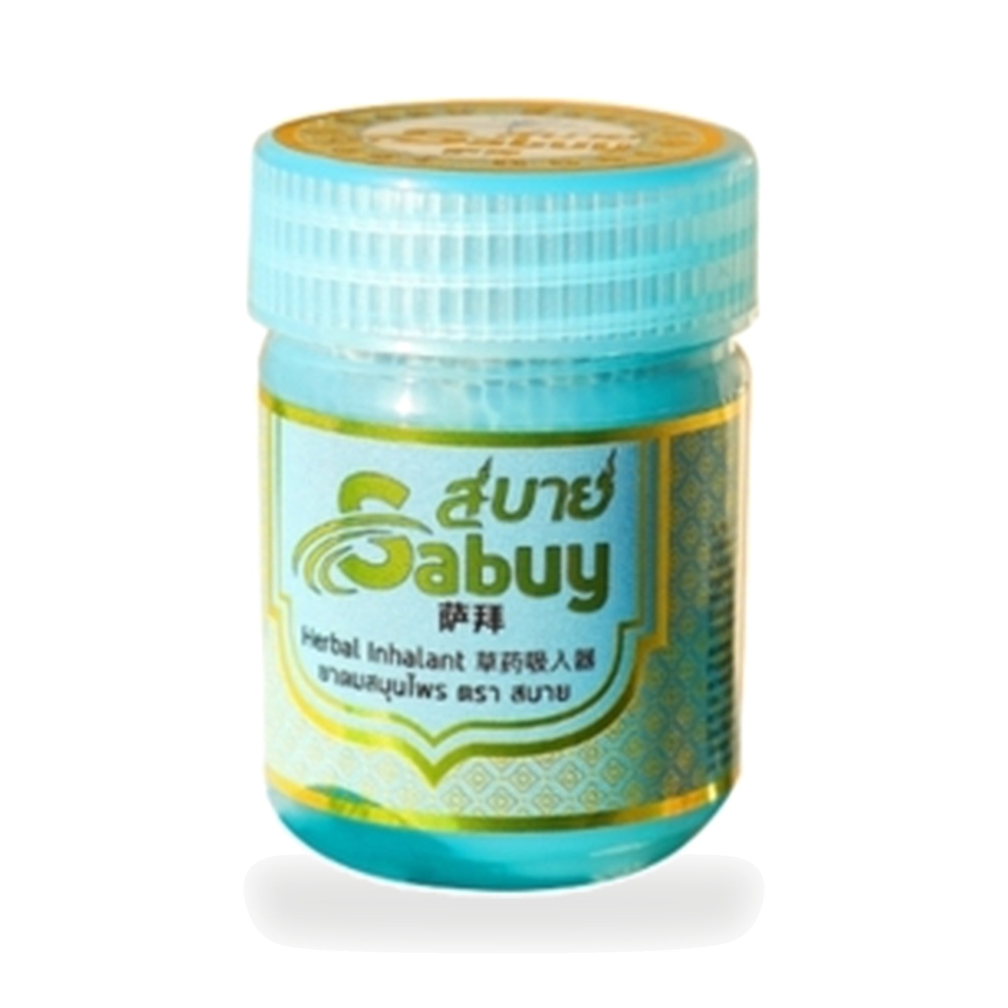 Thai Aromatic Herbal Inhaler, Blue (Sabai) ‚ 5 g