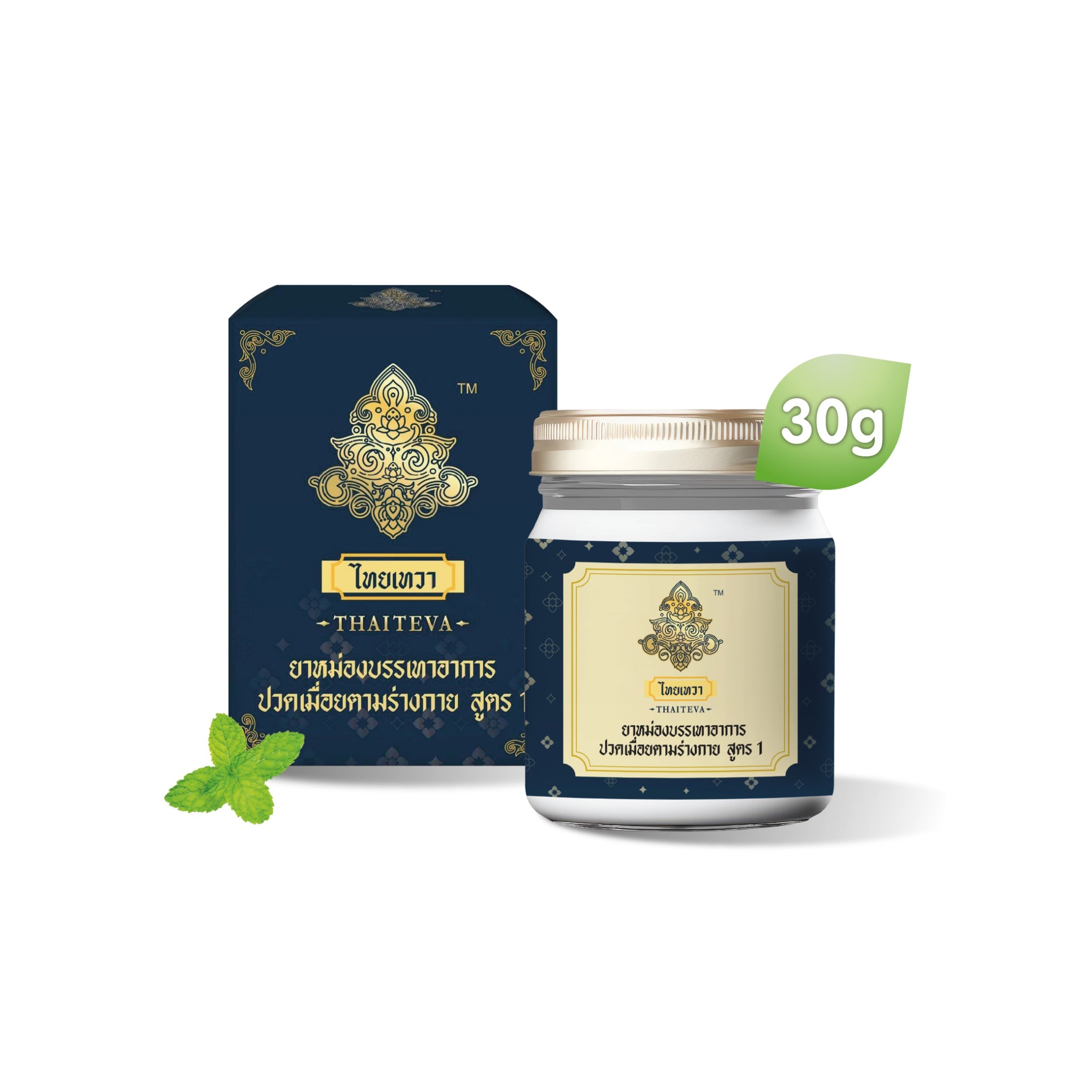 Traditional Thai Herbal Balm Formula 1 (Thai Thewa) ‚ 30 g